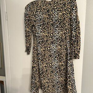 Leopard Print Dress, Gap, Size 8